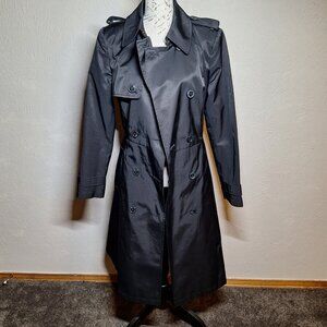 Ralph Lauren Double-Breasted Cotton-Blend Trench Coat (Size Small)